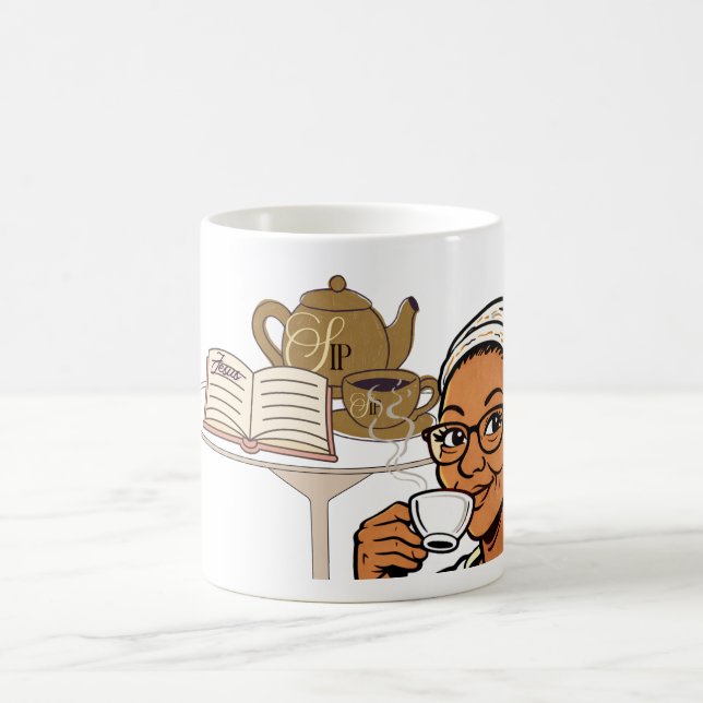 With Jesus and My Tea Mug (Center)