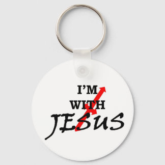 With Jesus Key Ring