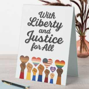 With Liberty and Justice for All Protest Freedom