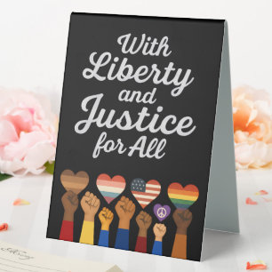 With Liberty and Justice for All Protest Freedom