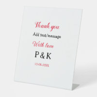 With love add couple name letter thank you add dat
