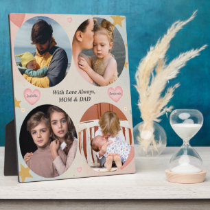With Love Always – 4-Photo Gift from Mum & Dad Plaque