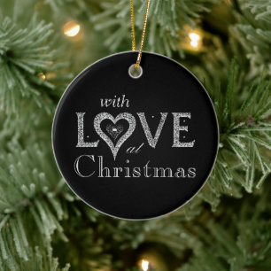 **WITH LOVE**  CHRISTMAS ORNAMENT