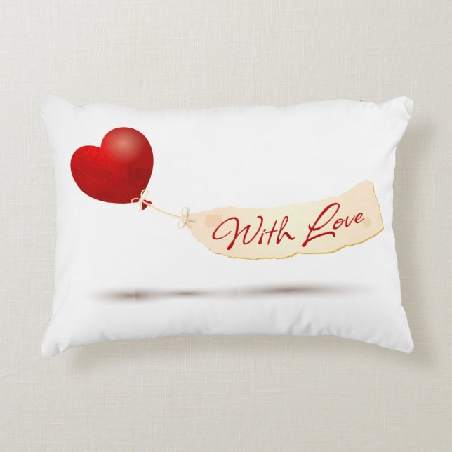 With Love  Decorative Cushion (Front)