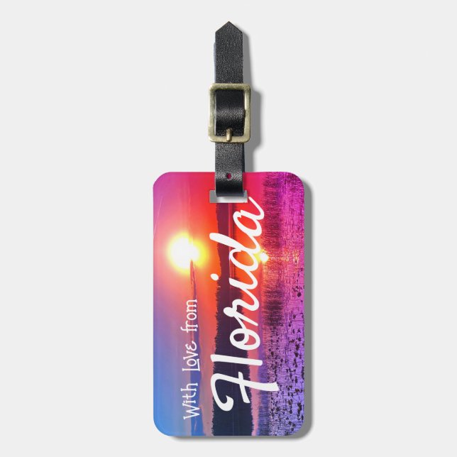"With Love From" Luggage Tag (Front Vertical)