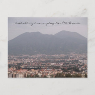With love from Mount Vesuvio Postcard