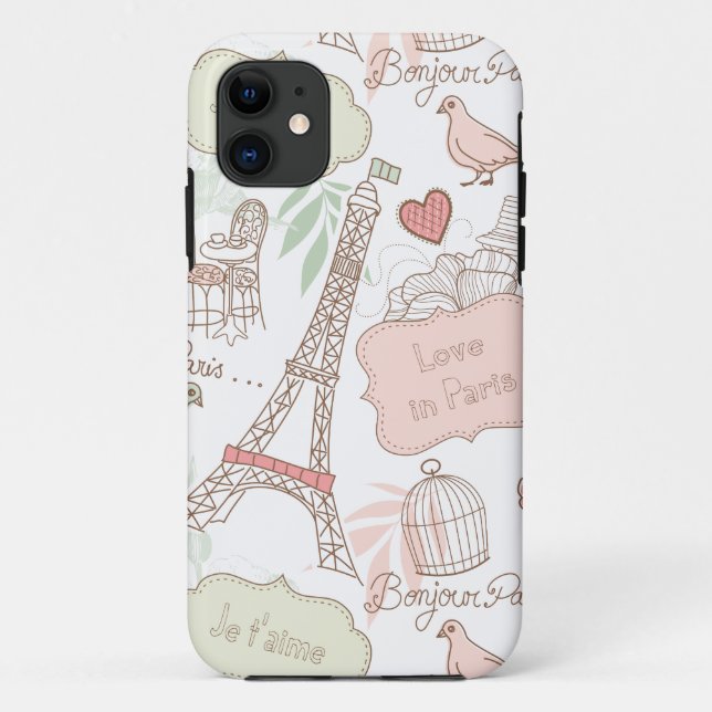 With Love From Paris Case-Mate iPhone Case (Back)