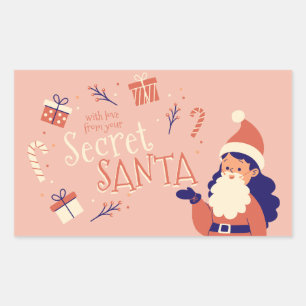 with love from Secret Santa sticker