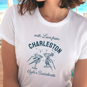 With Love From [Your City] Custom Bachelorette  T-Shirt