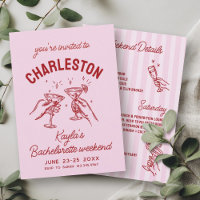 With Love From [Your City] Pink Bachelorette Party
