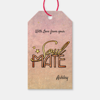 With Love from your Soulmate (customisable) Gift Tags
