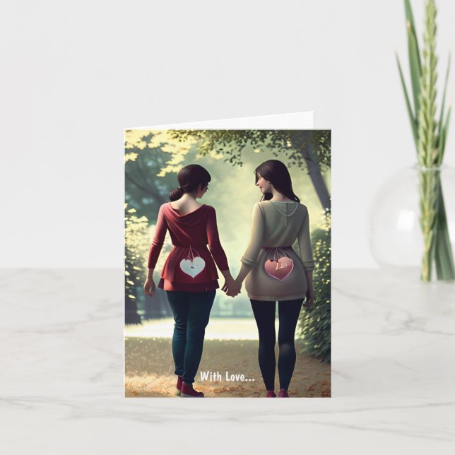 With Love... Holiday Card (Front)