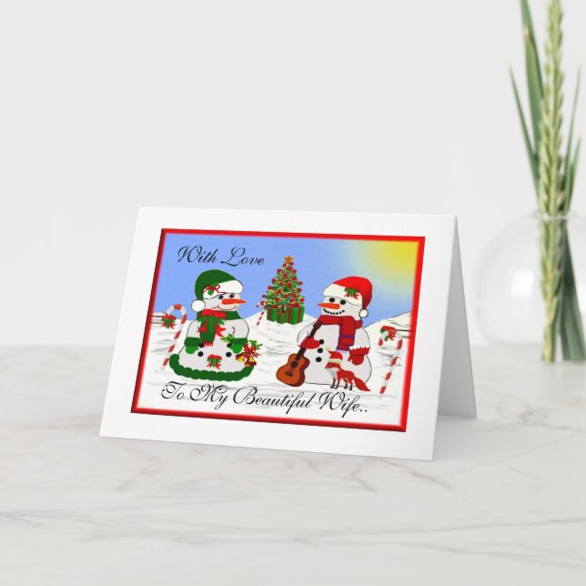 With Love Holiday Card (Front)