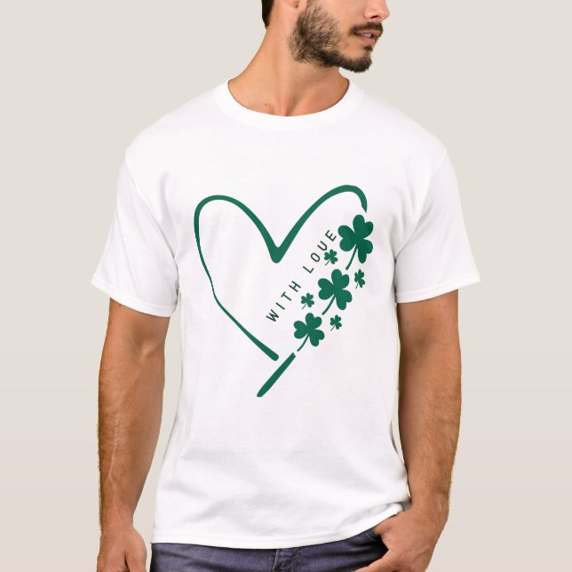 With Love & Luck – St. Patrick’s Day Special T-Shirt (Front)