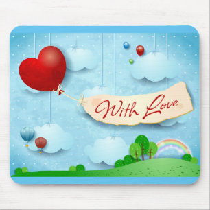 With Love  Mouse Mat