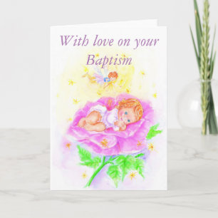 With love on your Baptism Card