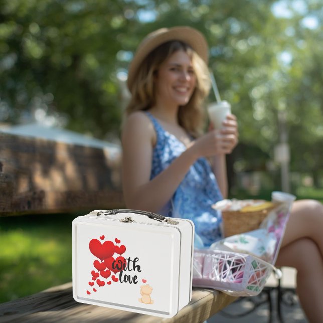 With Love Personalized Metal Lunchbox (Creator Uploaded)