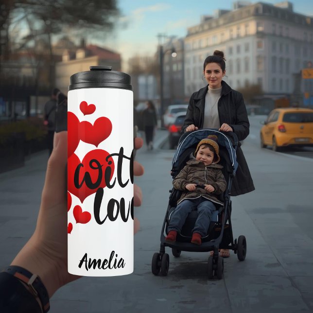 With Love Personalized Thermal Tumbler (Creator Uploaded)