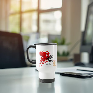 With Love Personalized Travel Mug