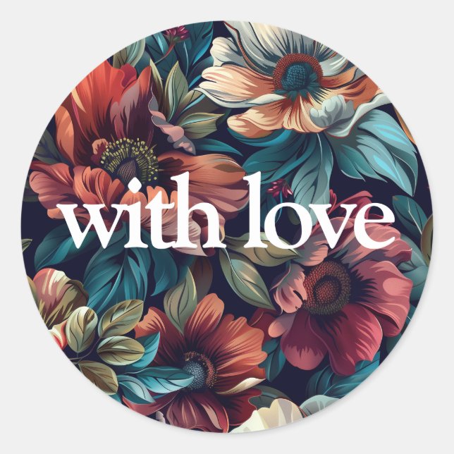"With Love" sticker (Front)