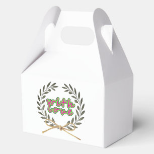 With Love”  Tag Favour Box