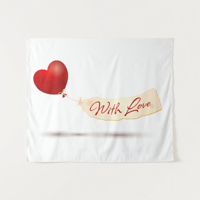 With Love Tapestry (Front (Horizontal))