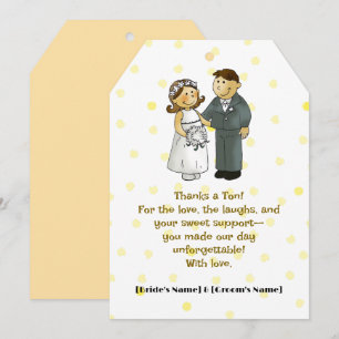 With Love & Thanks Wedding Thank You Card