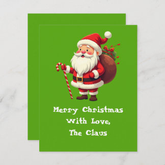 With Love, The Claus Note Card