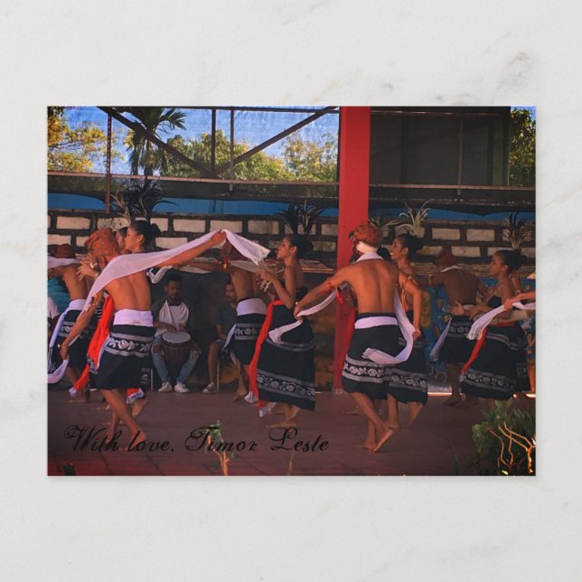 With love, Timor Leste Postcard (Front)