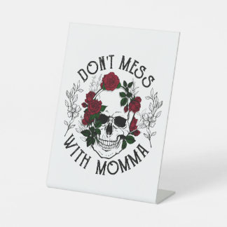 with moma wedding romantice pedestal sign