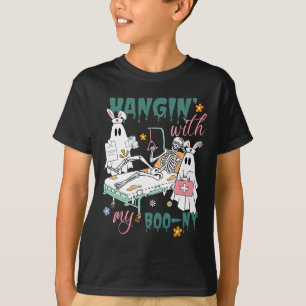 With My Boo-ny Bunny Ghost Ortho Nurses Easter Day T-Shirt