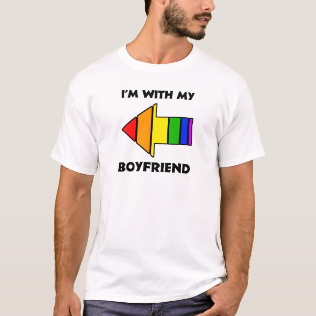 With My Boyfriend 2 T-Shirt (Front)