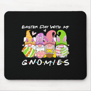 With My Easter Day Gnomies Happy Gnomes Mouse Mat