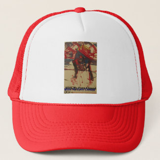 with my eyes closed trucker hat