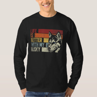 With My Husky Husky T-Shirt