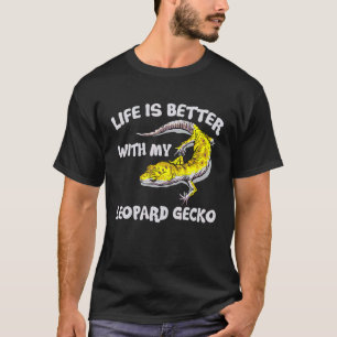 With My Leopard Gecko Reptile T-Shirt