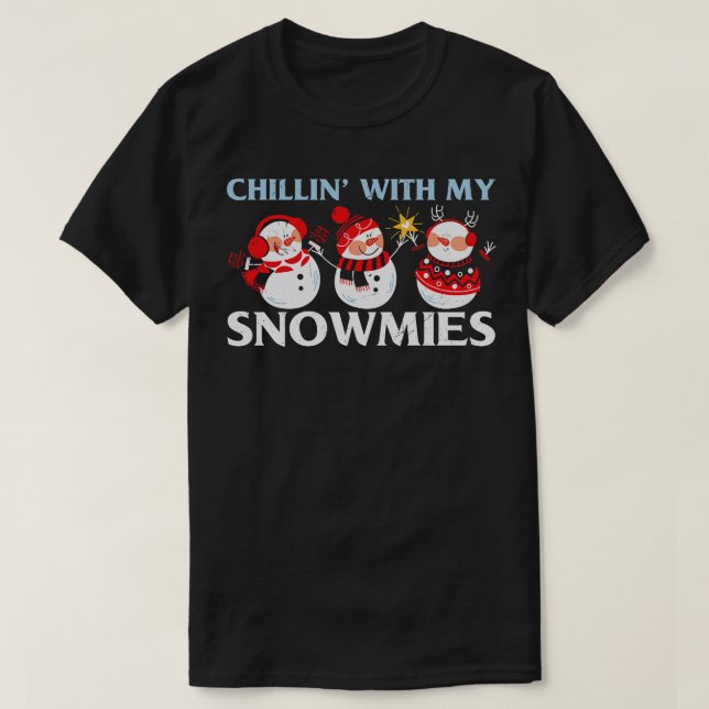 With My Snowmies 5 T-Shirt (Design Front)