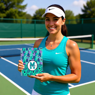 With name Minty and purple tennis rackets  Planner