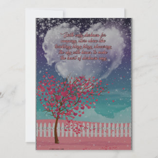 With only darkness for company flat greeting card