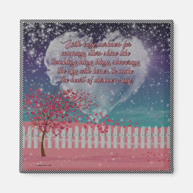 With only darkness for company magnet (Front)