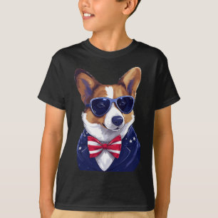With Patriotic Usa Flag American Independence Day T-Shirt