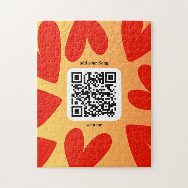 With personalized song by QR code Jigsaw Puzzle (Vertical)
