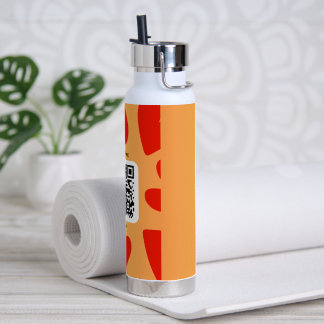 With personalized song by QR code Water Bottle