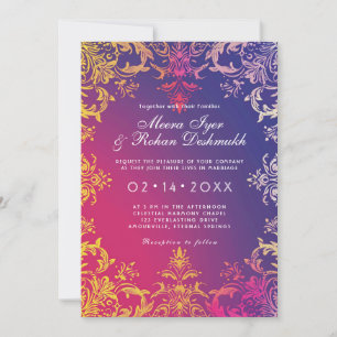 With photo Radiant Romance Invitation