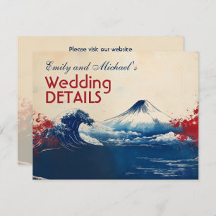 With QR code Japonesque Harmony with Fuji Enclosure Card