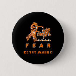 With Rsdcrps Awareness Faith Always Overs Fear 6 Cm Round Badge