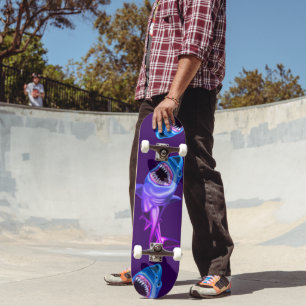 With Sharks Skateboard