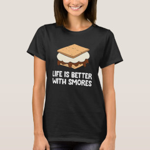 With Smores Campfire Bonfire Camping Smores T-Shirt