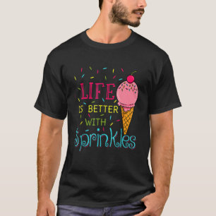 With Sprinkles Sweet Ice Cream Family T-Shirt