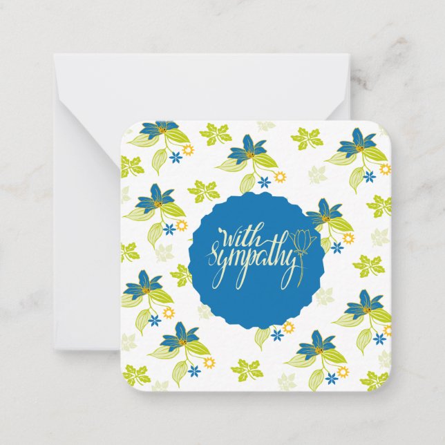 With sympathy : card (Front)